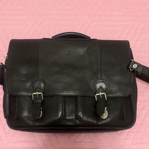 Classic Black Leather Men's Bag